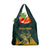 Personalized South Africa Springbok Grocery Bag With Trendy Protea Flowers Patterns