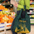 Personalized South Africa Springbok Grocery Bag With Trendy Protea Flowers Patterns