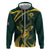 Personalized South Africa Springbok Hoodie With Trendy Protea Flowers Patterns - Wonder Print Shop