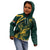 Personalized South Africa Springbok Kid Hoodie With Trendy Protea Flowers Patterns - Wonder Print Shop