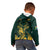 Personalized South Africa Springbok Kid Hoodie With Trendy Protea Flowers Patterns - Wonder Print Shop