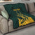 Personalized South Africa Springbok Quilt With Trendy Protea Flowers Patterns