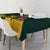 Personalized South Africa Springbok Tablecloth With Trendy Protea Flowers Patterns