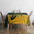 Personalized South Africa Springbok Tablecloth With Trendy Protea Flowers Patterns