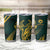 Personalized South Africa Springbok Tumbler Cup With Trendy Protea Flowers Patterns