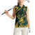 Personalized South Africa Springbok Women Sleeveless Polo Shirt With Trendy Protea Flowers Patterns