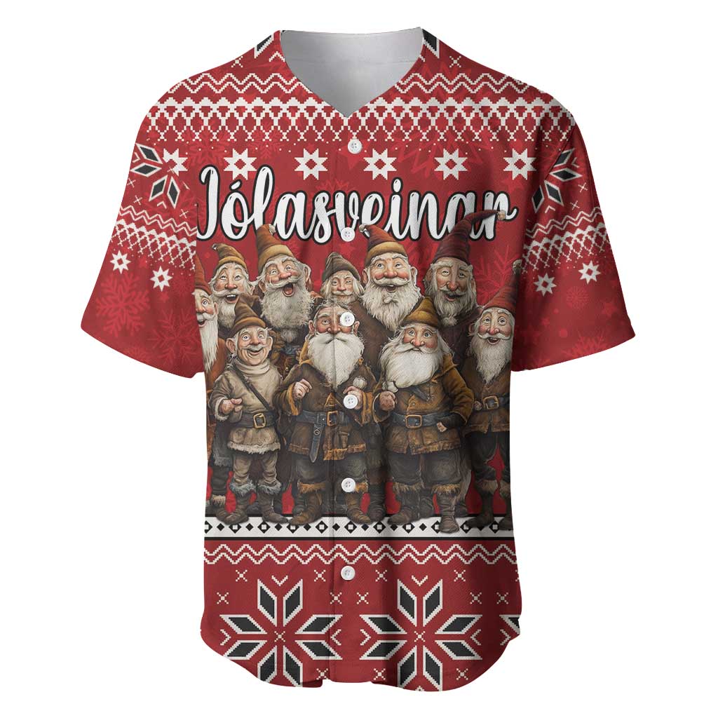 Yule Lads Iceland Baseball Jersey Icelandic Christmas folklore - Wonder Print Shop