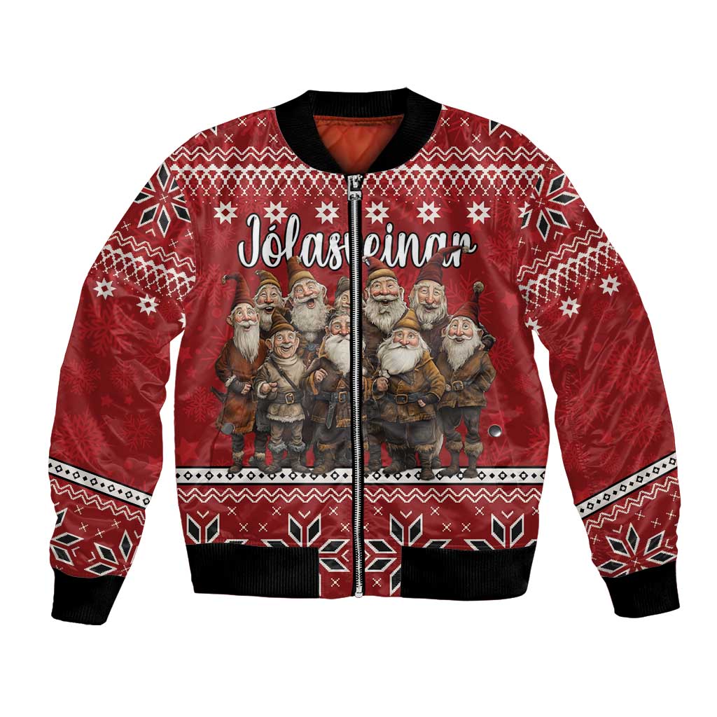 Yule Lads Iceland Bomber Jacket Icelandic Christmas folklore - Wonder Print Shop