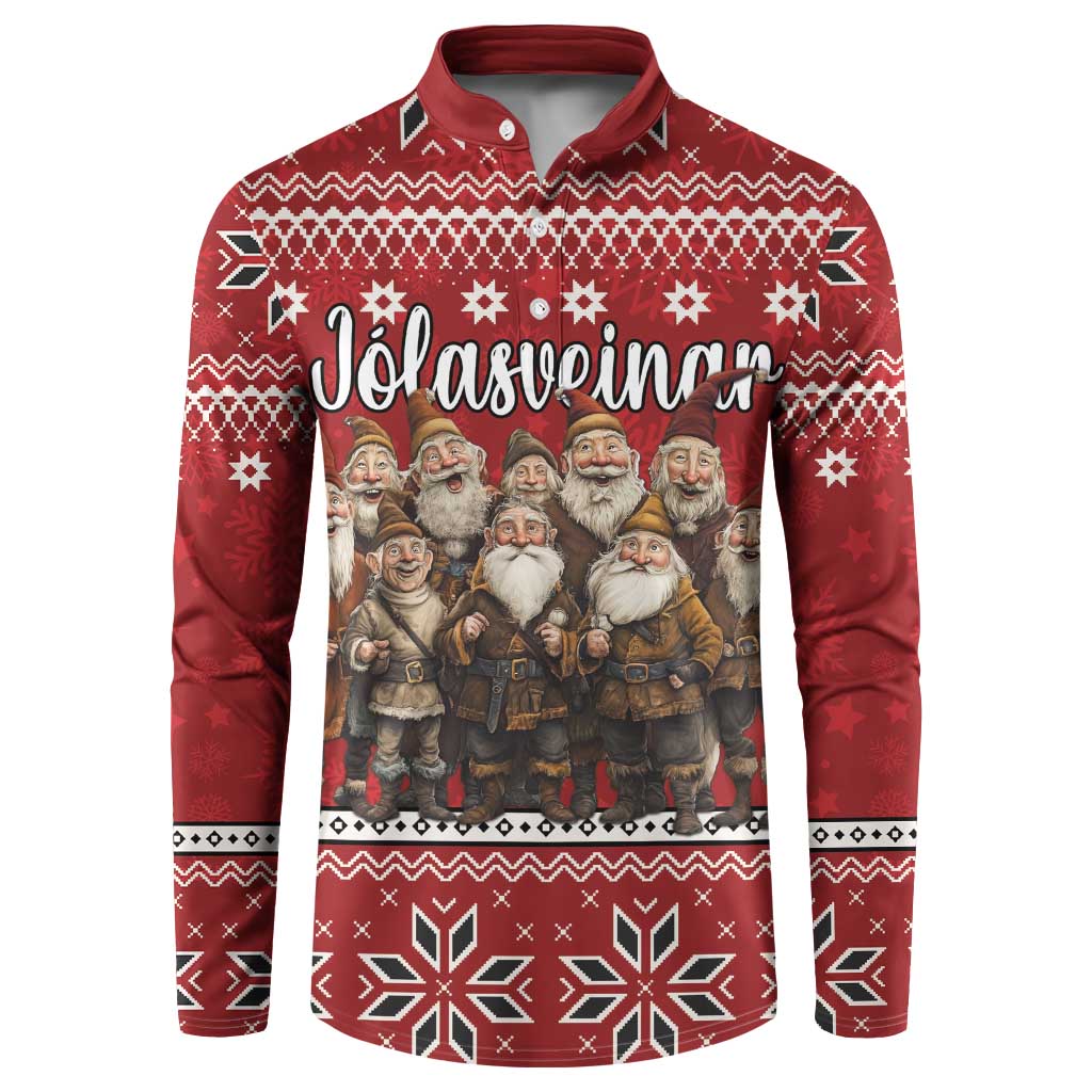 Yule Lads Iceland Button Sweatshirt Icelandic Christmas folklore - Wonder Print Shop