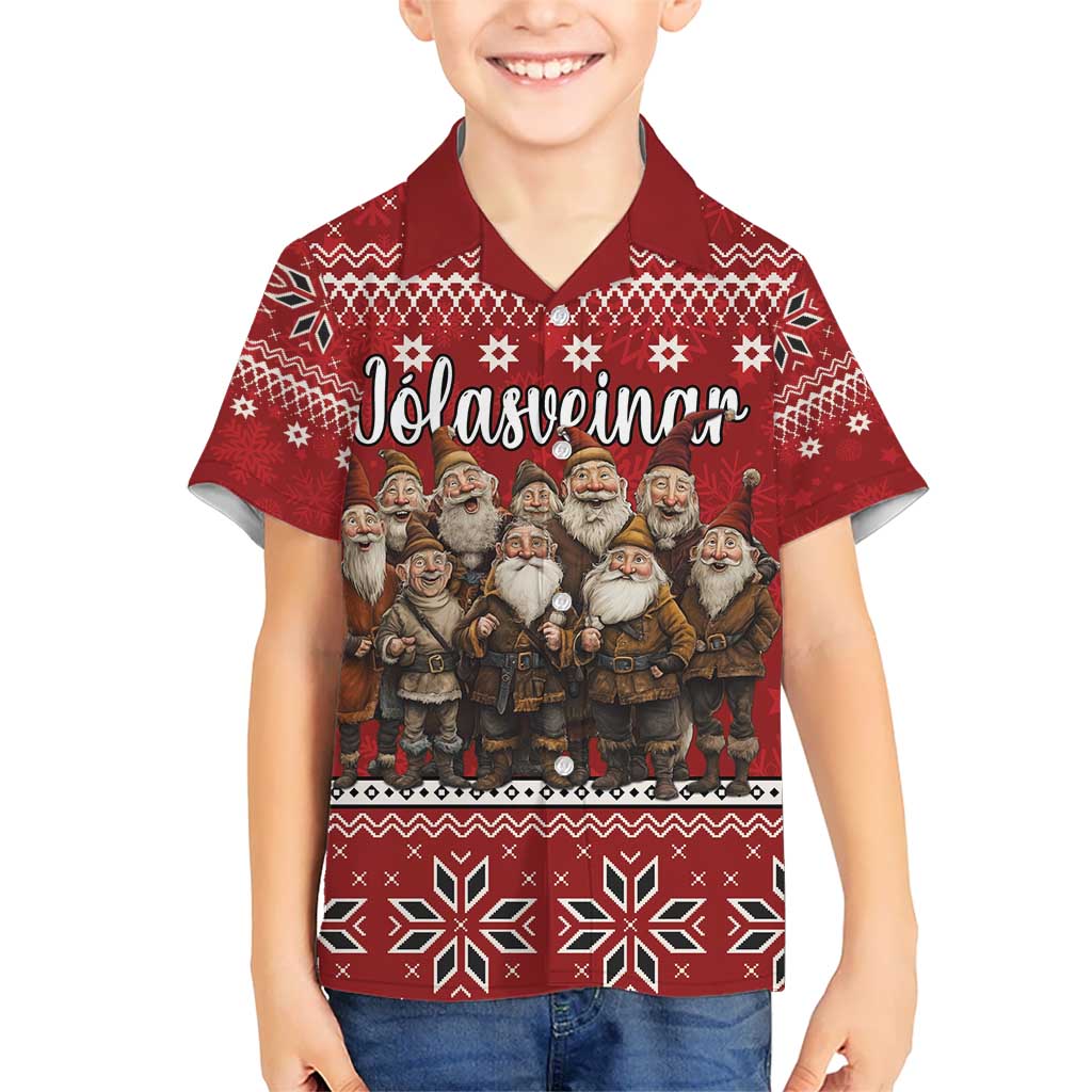 Yule Lads Iceland Kid Hawaiian Shirt Icelandic Christmas folklore - Wonder Print Shop