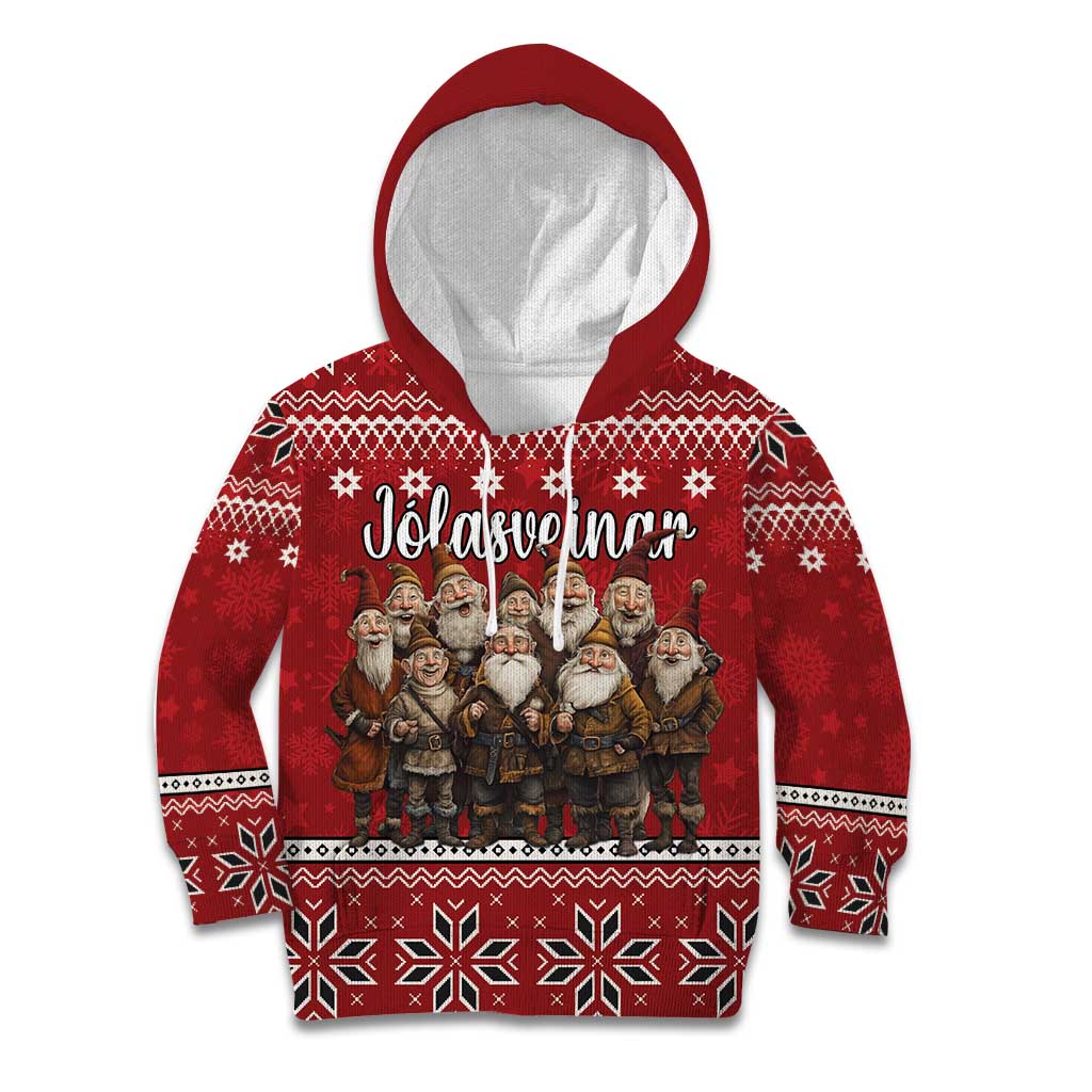 Yule Lads Iceland Kid Hoodie Icelandic Christmas folklore - Wonder Print Shop