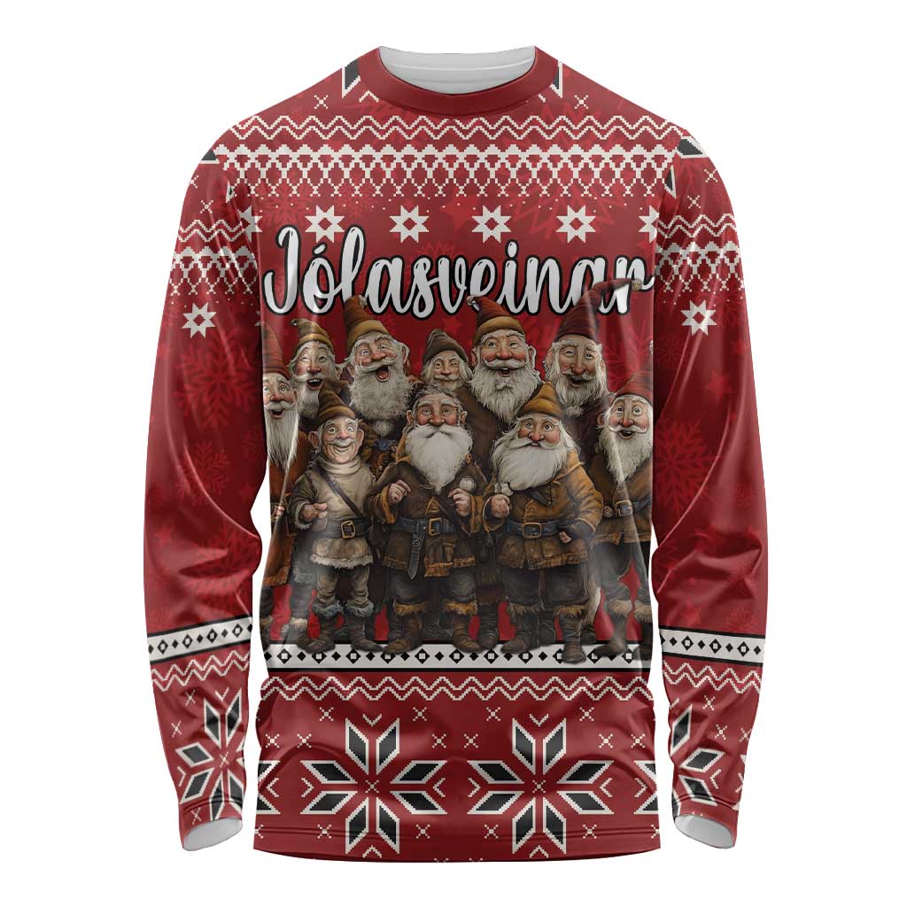 Yule Lads Iceland Long Sleeve Shirt Icelandic Christmas folklore - Wonder Print Shop