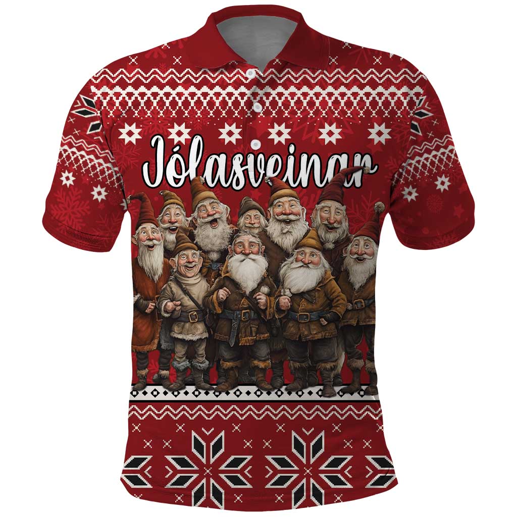 Yule Lads Iceland Polo Shirt Icelandic Christmas folklore - Wonder Print Shop