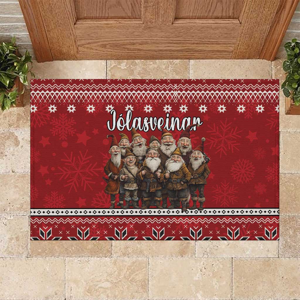 Yule Lads Iceland Rubber Doormat Icelandic Christmas folklore