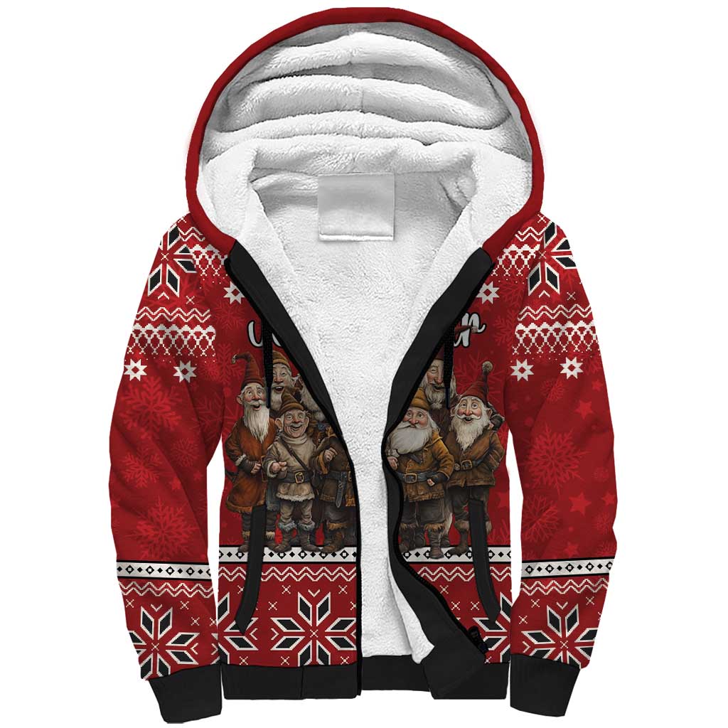 Yule Lads Iceland Sherpa Hoodie Icelandic Christmas folklore