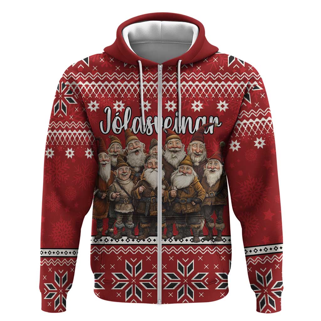 Yule Lads Iceland Zip Hoodie Icelandic Christmas folklore