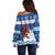 Personalized Scotland Christmas Off Shoulder Sweater Tartan Unicorn with Edinburgh Castle - Wonder Print Shop