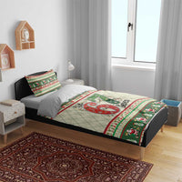 Funny Six Seven 67 Christmas Bedding Set Christmas Santa Patterns - Wonder Print Shop