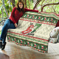 Funny Six Seven 67 Christmas Quilt Christmas Santa Patterns - Wonder Print Shop