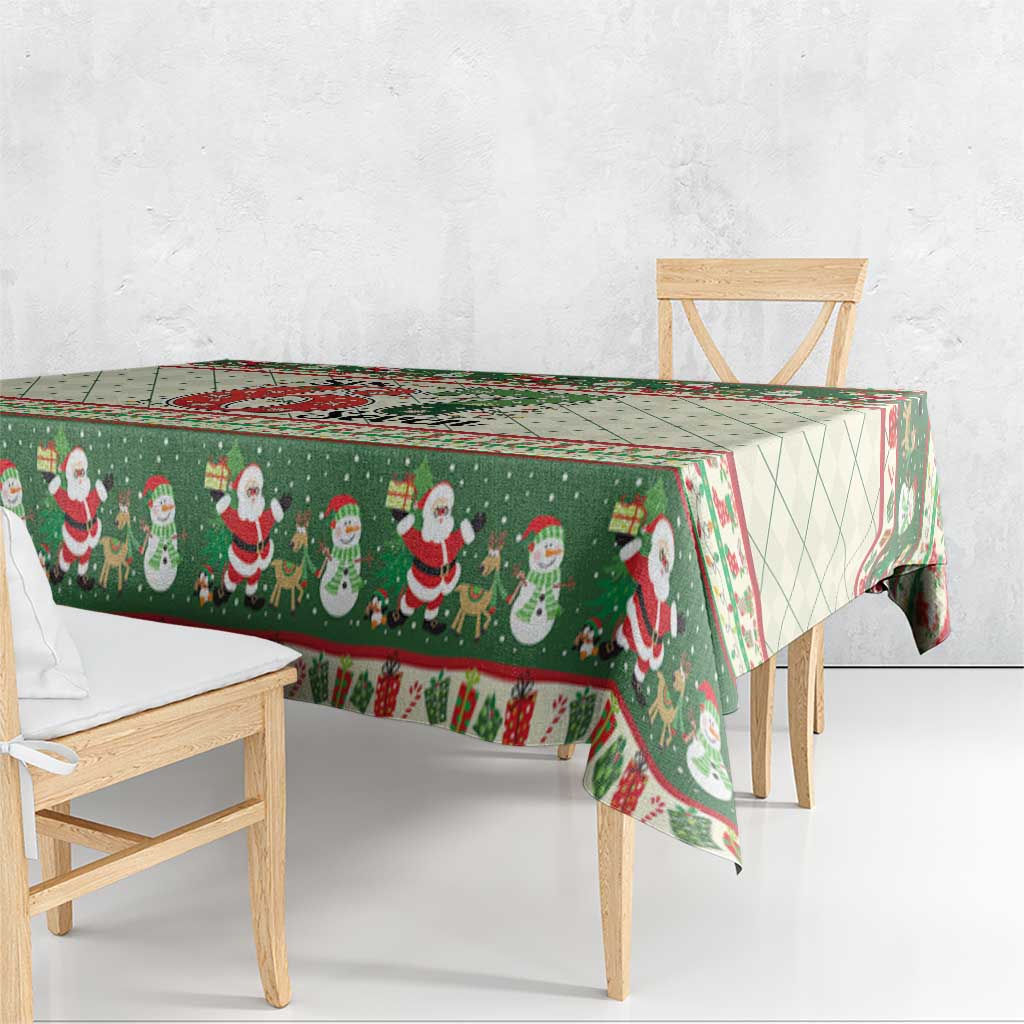 Funny Six Seven 67 Christmas Tablecloth Christmas Santa Patterns - Wonder Print Shop
