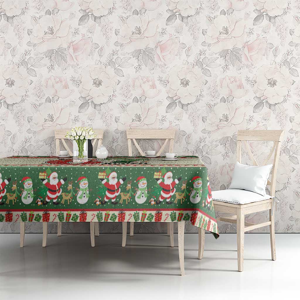 Funny Six Seven 67 Christmas Tablecloth Christmas Santa Patterns - Wonder Print Shop