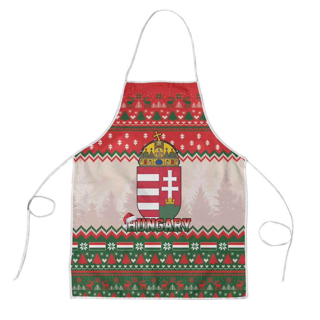 Hungary Christmas Apron Magyarorszag Boldog Karacsonyt - Wonder Print Shop