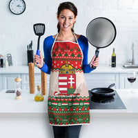Hungary Christmas Apron Magyarorszag Boldog Karacsonyt - Wonder Print Shop