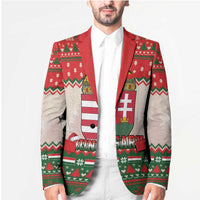 Hungary Christmas Blazer Magyarorszag Boldog Karacsonyt - Wonder Print Shop