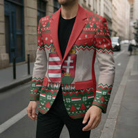 Hungary Christmas Blazer Magyarorszag Boldog Karacsonyt - Wonder Print Shop