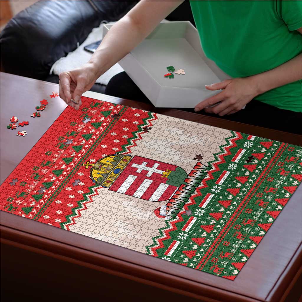 Hungary Christmas Puzzle Magyarorszag Boldog Karacsonyt - Wonder Print Shop