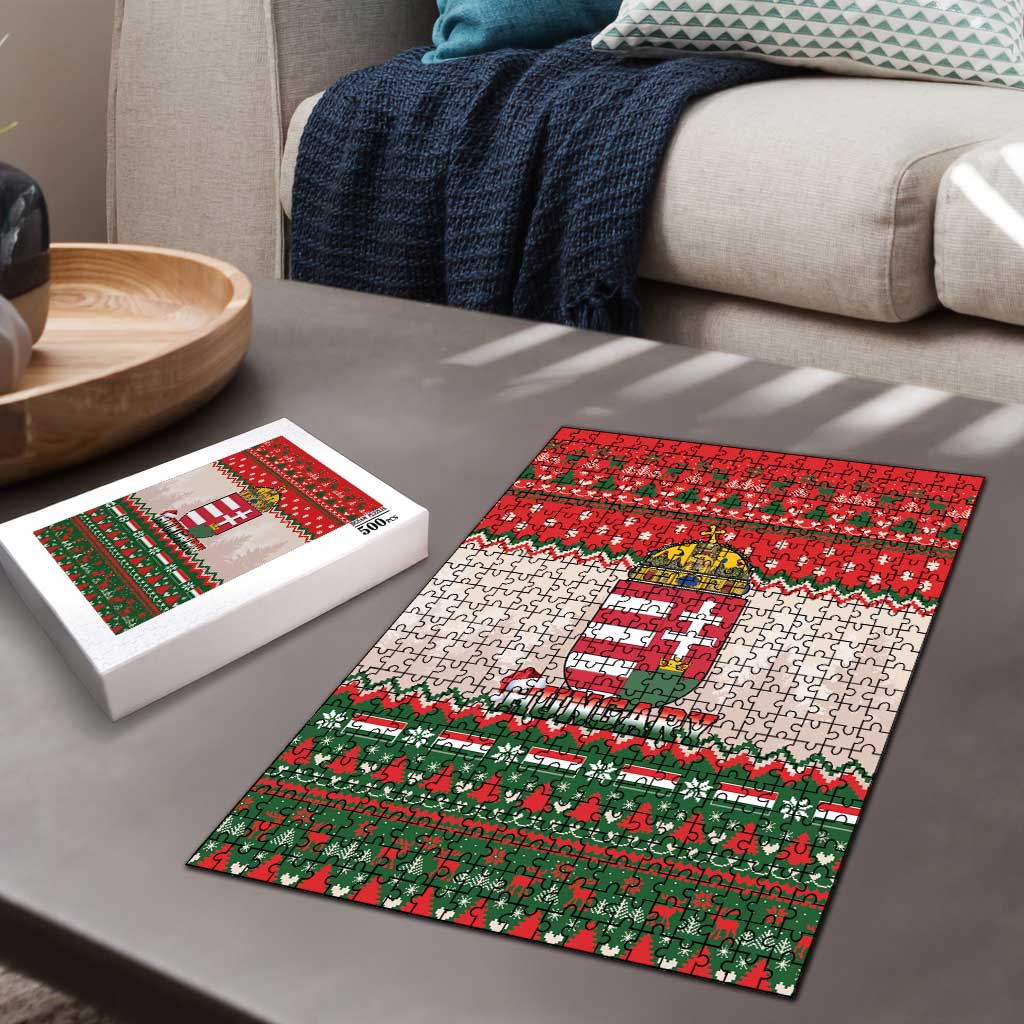 Hungary Christmas Puzzle Magyarorszag Boldog Karacsonyt - Wonder Print Shop
