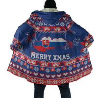 Slovakia Christmas Cloak Slovakian Double Cross Map - Wonder Print Shop