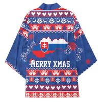 Slovakia Christmas Kimono Slovakian Double Cross Map - Wonder Print Shop