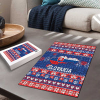 Slovakia Christmas Puzzle Slovakian Double Cross Map - Wonder Print Shop
