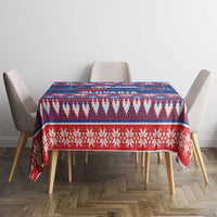 Slovakia Christmas Tablecloth Slovakian Double Cross Map - Wonder Print Shop