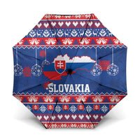 Slovakia Christmas Umbrella Slovakian Double Cross Map - Wonder Print Shop