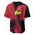 Albania Eagle Baseball Jersey National Emblem Grunge Pattern - Wonder Print Shop