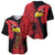 Albania Eagle Baseball Jersey National Emblem Grunge Pattern - Wonder Print Shop