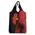 Albania Eagle Grocery Bag National Emblem Grunge Pattern