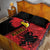 Albania Eagle Quilt Bed Set National Emblem Grunge Pattern - Wonder Print Shop