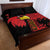 Albania Eagle Quilt Bed Set National Emblem Grunge Pattern - Wonder Print Shop