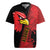 Albania Eagle Rugby Jersey National Emblem Grunge Pattern - Wonder Print Shop