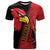 Albania Eagle T Shirt National Emblem Grunge Pattern - Wonder Print Shop