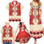 Folk Albanian Patterns Eagle Family Matching Summer Maxi Dress and Hawaiian Shirt - Wonder Print Shop