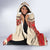 Folk Albanian Patterns Eagle Hooded Blanket