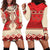 Folk Albanian Patterns Eagle Hoodie Dress - Wonder Print Shop