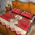 Folk Albanian Patterns Eagle Quilt Bed Set - Wonder Print Shop