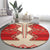 Folk Albanian Patterns Eagle Round Carpet