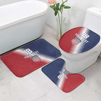 Custom USA Soccer Spirit Bathroom Set Abstract Stars Style - Wonder Print Shop