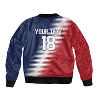 Custom USA Soccer Spirit Bomber Jacket Abstract Stars Style - Wonder Print Shop